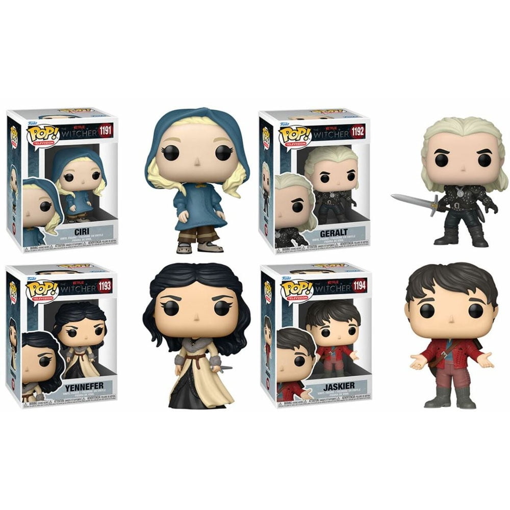 Intuition alder immunisering Funko POP! Television - The Witcher S2 Vinyl Figures - SET OF 4 (Jaskier,  Geralt, Ciri & Yennefer) - Walmart.com