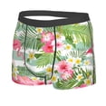 thumbnail image 5 of Goofa Tropical Flamingo Printed Men's Boxer Briefs Underwear, Moisture-Wicking Underwear, Trunk,Soft and Breathable Cotton Underwear-Small, 5 of 9