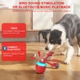 thumbnail image 3 of Risehigh Interactive Dog Toys, Motion Activated Balls for Small Medium Large Dogs, Automatic Moving Dogs Toy with Rope Wicked Ball for Boredom Relief, Interactive Dog Ball to Keep Them Busy, 3 of 9