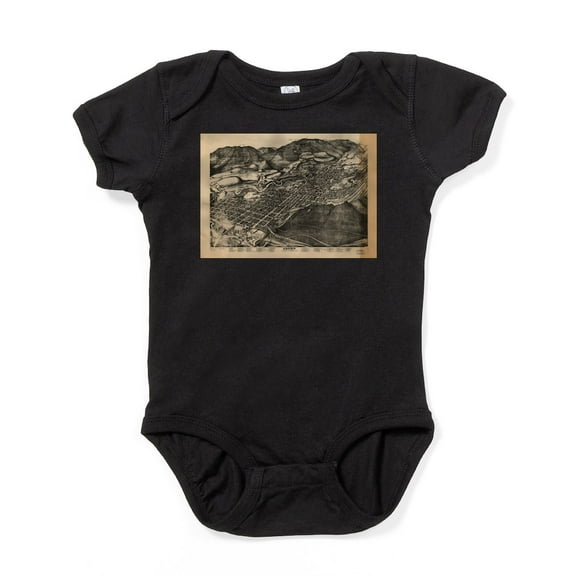 CafePress - Vintage Pictorial Map Of Aspen Color - Cute Infant Bodysuit Baby Romper - Size Newborn - 24 Months