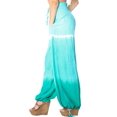 thumbnail image 2 of HAPPY BAY Women's Stretch Elastic Waist Joggers Comfort Pant S-M Sea, Tie Dye, 2 of 4