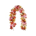 thumbnail image 5 of Fufafayo 4Pcs Holiday Thanksgiving Maple Leaf Vines, Artificial Autumn Fall Foliage Garland Hanging Decoration for Mantel, Fireplace, Doorway, Window or Wall, Seasonal Home Decor, 5 of 9
