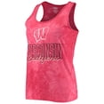 thumbnail image 2 of Women's Concepts Sport Red Wisconsin Badgers Billboard Tie-Dye Tank Top & Shorts Set, 2 of 5