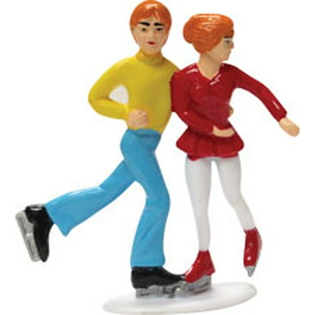2 ct Ice Skaters Asst. Cake Adornments (3inches) (Best Way To Ice A Cake)