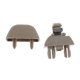 thumbnail image 3 of 2 Piezas Gancho Clip Parasol Clip Parasol Interior Soporte Gancho Parasol Repuesto Plástico Compatible con Coches Adecuado para Beige, 3 of 8