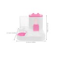 thumbnail image 2 of BRIGHTFUFU Pet Feeder Station Large Capacity Automatic Cat Feeder PP Multi 1Set, 2 of 7