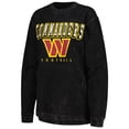 thumbnail image 2 of Women's G-III 4Her by Carl Banks Black Washington Commanders Comfy Cord Pullover Sweatshirt, 2 of 5