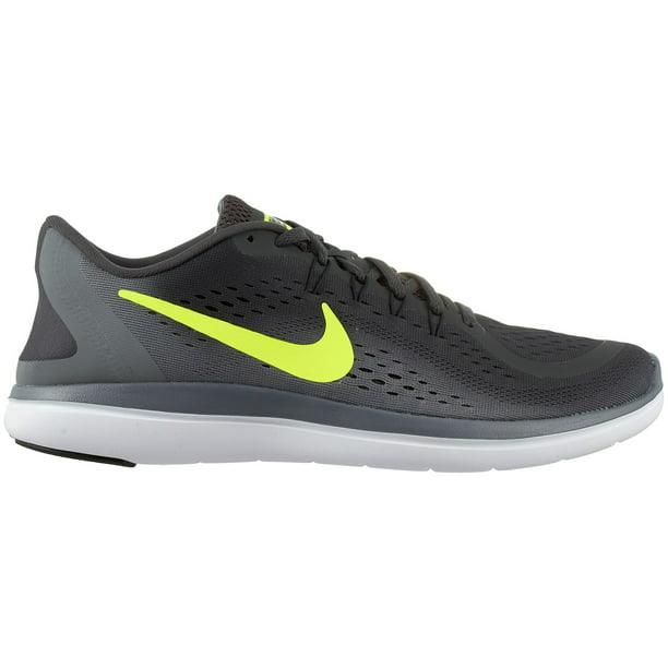 Nike Men's Flex 2017 RN Running Shoes (Grey/Volt, 8.5) - Walmart.com