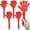 Red, variant on BlinkLLX 4 Pieces Jumbo Hand Clappers 11 Inch Noise Makers Party Favors Giant Large Hand Clappers Noise Makers for Sporting Events Cheers Ball Dance Basketball Football Noisemakers (Blue)