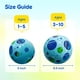 thumbnail image 2 of Playground Balls U&C Planet, 15 cm, goma, paquete de 2 unidades con bomba, 2 of 9