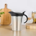 thumbnail image 6 of Zaxius 16 OZ / 450ML Double Insulated Gravy Boat Stainless Steel Sauce Jug with Hinged Lid Hinged Lid Ideal for Gravy or Cream at Thanksgiving, 6 of 8