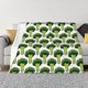 thumbnail image 1 of Balery Cute Broccoli Manta de Franela con Dibujo, Lujo Ultra Suave y Cálido, Antipelusa y Resistente a las Arrugas para Cama, Sofá, Camping -40"x30", 1 of 6