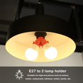 thumbnail image 1 of 3uds. E27 a 2E27 portalámparas convertidor enchufe divisor adaptador bombilla Base (rosa), 1 of 5