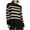 Black, variant on Royisotas Womens Striped Sweaters Knit Loose Fashion Crewneck Pullover Sweater Tops for Ladies Long Sleeve