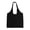 Black, variant on Large Canvas Tote Bag For Women Men Soft Shoulder Bag Lightweight For Groceries Work Commute Travel Reusable Shopping Bag Army Green