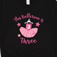thumbnail image 3 of Inktastic Ballerina 3rd Birthday Toddler Sweatshirt, 3 of 4