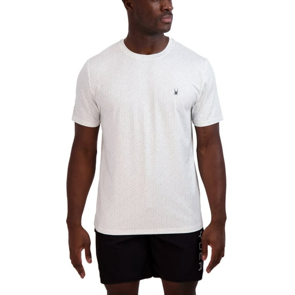 Spyder Men's Printed Jersey Short Sleeve Rash Guard T-Shirt