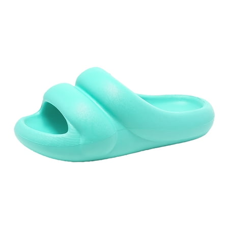 

Shower Shoes For Men And Women Soft Breathable Cloud Slippers Non-Slip Wearable Pillow Slides Summer Indoor And Outdoor Universal Thick Bottom Foam Slides