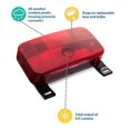 thumbnail image 1 of Lumitronics Red Surface Mount Light - License Bracket And License Light - Stop/Turn/Tail For Rv, Trailer, Camper, 5Th Wheel, Motorhome (Black), 1 of 6