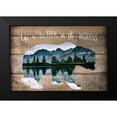 thumbnail image 2 of Kimberly, Allen 14x11 Black Modern Framed Museum Art Print Titled - Life is better in the Woods, 2 of 5