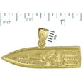 thumbnail image 2 of 14K Gold 32MM Speed Boat Pendant, 2 of 5