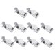 thumbnail image 5 of IDEANATEGRATE 10Ud Clips Para Y De Metal Plateado Con Simple Y Sujeción Firme Para, 5 of 8