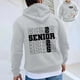 thumbnail image 1 of WILLBEST Sudaderas En Pareja para Hombre, Sudadera con Capucha Estampada con Temática De Temporada De Graduación, Tendencia Informal, Sudadera Cómoda y Holgada Mediana​​, 1 of 5