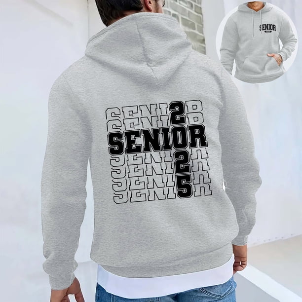 WILLBEST Sudaderas En Pareja para Hombre, Sudadera con Capucha Estampada con Temática De Temporada De Graduación, Tendencia Informal, Sudadera Cómoda y Holgada XXGrande