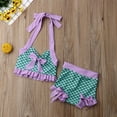 thumbnail image 5 of Herrnalise Toddler Baby Girls Summer Print Mermaid Girls Swimsuit Suit, 5 of 7