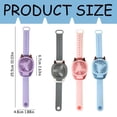 thumbnail image 3 of Creative Lightable Watch Fan Cute Usb Rechargeable Watch Fans 3 Adjustable Speed Portable Wristband Fan With In Colorful Led Light Fans For Travel, 3 of 9