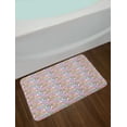 thumbnail image 2 of Donut Bath Mat, Repetitive Bakery Confectionery Doughnuts Along Tasty Icing on Plain Background, Plush Bathroom Decor Mat with Non Slip Backing, 29.5" X 17.5", Multicolor, by Ambesonne, 2 of 2
