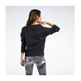 thumbnail image 2 of Reebok Womens TS Midlayer Pullover Sweater, Black, X-Small, 2 of 7