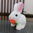 thumbnail image 6 of Easter Bunny Toy Interactive Hopping Electronic Pet Rabbit with Sounds and Movements, Walking Chewing Plush Bunny for and Toddlers, 6 of 6
