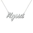 thumbnail image 1 of Personalized Name Necklace Layering Set with Paper Clip Chain, 1 of 9