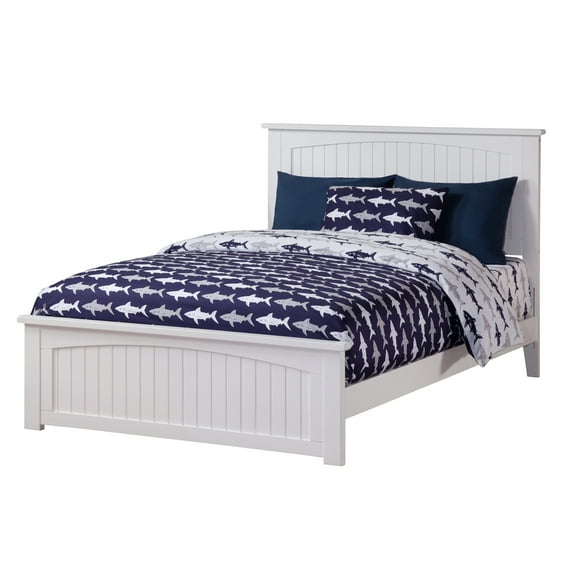 AFI Furnishings Nantucket ULC Low Profile Platform Bed with MFB F WH