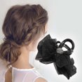 thumbnail image 2 of Unique Bargains 1 Pc Fashion Bow HairClip Hairdo Clip Black, 2 of 5