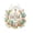 F, variant on AZXY 15 Inch Artificial Easter Multicolor Door Wreath with Frosted Greenery and Gold Accents, Winter and Spring Decoration for Indoor and Outdoor Walls, Porch, and Fireplace