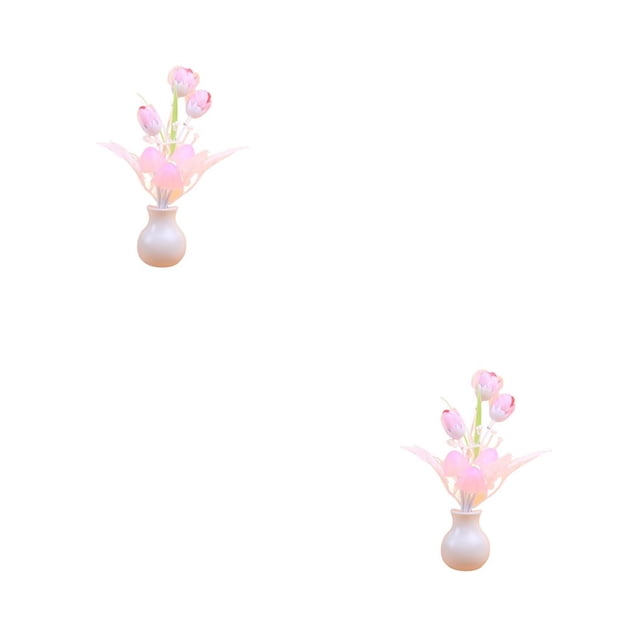 Lámpara de pared Injueey LED Night Light Tipo 2 Rosa 2piezas