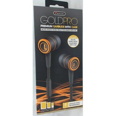 sentry mic earbuds deluxe metal case line pro gold dialog displays option button additional opens zoom walmart