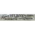 thumbnail image 2 of Craven, Katrina 24x8 Black Ornate Wood Framed with Double Matting Museum Art Print Titled - Always Believe, 2 of 4