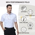thumbnail image 4 of Xidunhg Men's Golf Polo Shirts Short Sleeve Print Performance Moisture Wicking Dry Fit Outdoor Golf Shirts for Men, 4 of 10