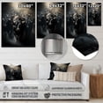 thumbnail image 4 of Designart "Cattle euphony In Monochrome" Cattle Metal Wall Art, 4 of 5