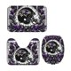 thumbnail image 4 of Juego de alfombras de baño de 3 piezas Ravens Team Alfombra antideslizante para baño de 31,5 x 20 pulgadas, 4 of 7