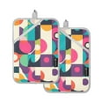thumbnail image 7 of Yayeee Pot Holders Kitchen Heat Resistant with Pocket 7"x9.8" Cotton Oven Cooking Hot Pads, Pink Geometric, 7 of 7