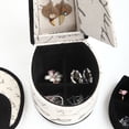 thumbnail image 3 of 9" Tall Jewelry Box, High Heel Shoe Design, Hidden Storage, Stencil Letter Print, 3 of 5