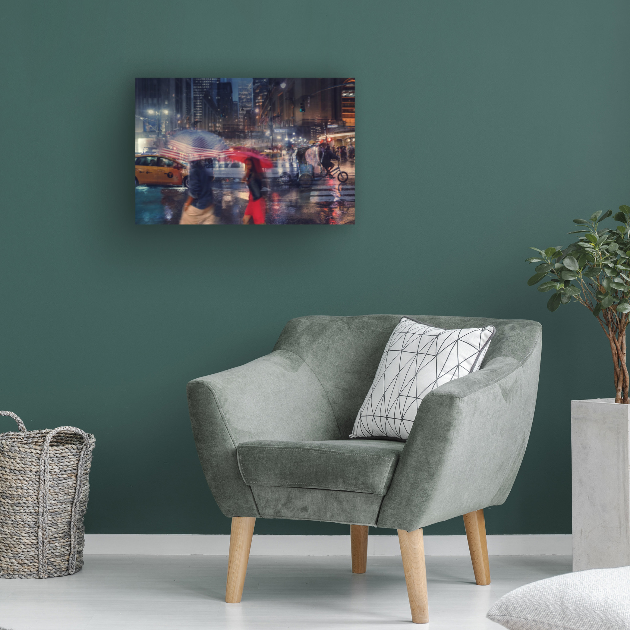 Canvas Wall Art - Massimo Della Latta 'Nyc 5' Wall Art for Living Room, Bedroom, or Office Décor by Trademark Fine Art - 19 x 12 Inches