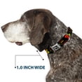 thumbnail image 6 of Buckle-Down Pet Collar, Dog Collar Metal Seatbelt Buckle, Hot Like A Pepper, 9.5 to 13 Inches 1.0 Inch Wide, 6 of 8