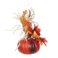 thumbnail image 3 of Decoración  Harvest Way to Celebrate Calabaza Naranja con Floral 25Cm, 3 of 4