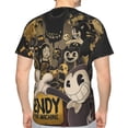 thumbnail image 2 of Unisex Bendy And The Ink Machine 3d Graphic Print Shirts For Mens Womens Casual Short Sleeve Tee Shirts Top, 2 of 7