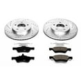 thumbnail image 3 of PowerStop Front Z23 Evolution Sport Carbon-Fiber Ceramic Brake Pad and Drilled & Slotted Rotor Kit Fits: FORD MAZDA MERCURY Select Models K4580, 3 of 10